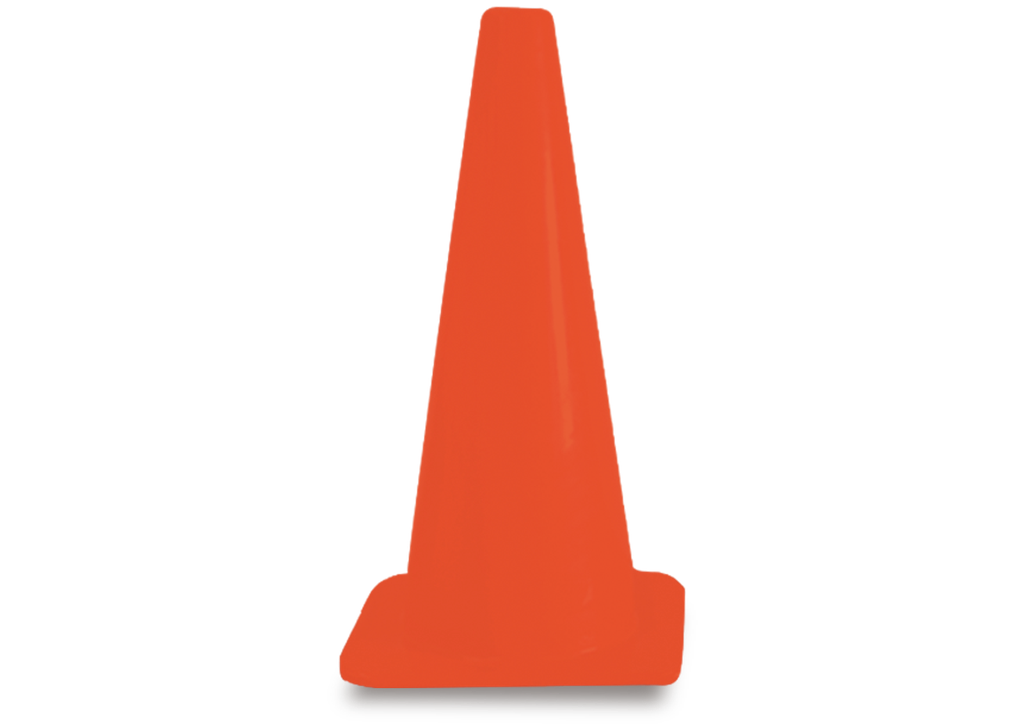 [SR1028-N45] Traficono MR 45cm S/reflejante Naranja SR1028