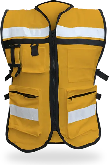 Chaleco Rescatista de gabardina MR SR 1049