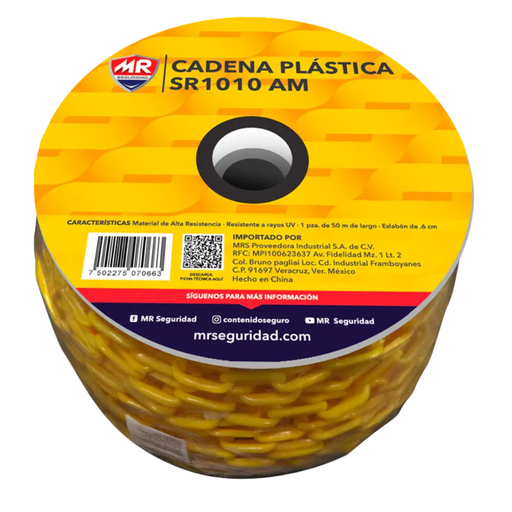 Cadena De Plástico MR SR1010 (Amarillo)