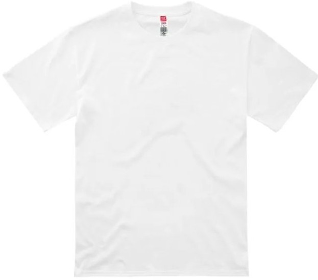 Playera Cuello Redondo Caballero Euro  (Blanco, CH)