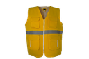 Chaleco Tipo Reportero Aveich Gabardina Mango Con Reflejante