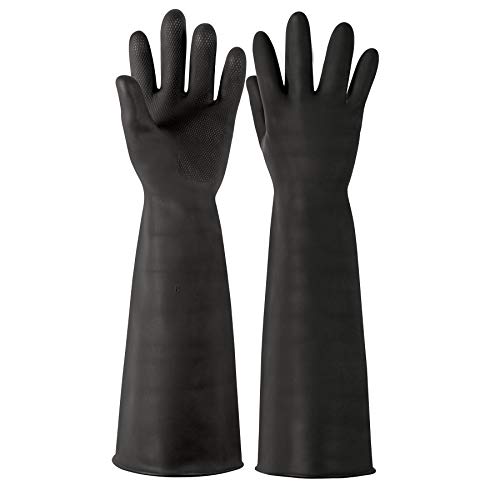 [14268] Guante de latex puño largo (para pintura) truper   (M)