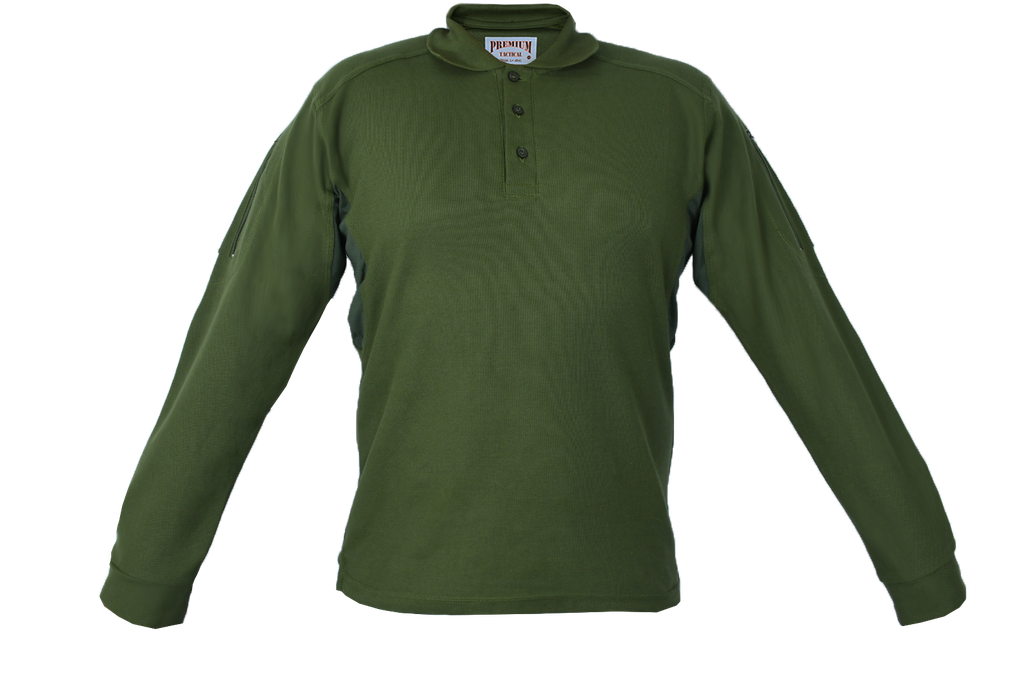 Playera táctica Premium Tactical  (Azul, 32)