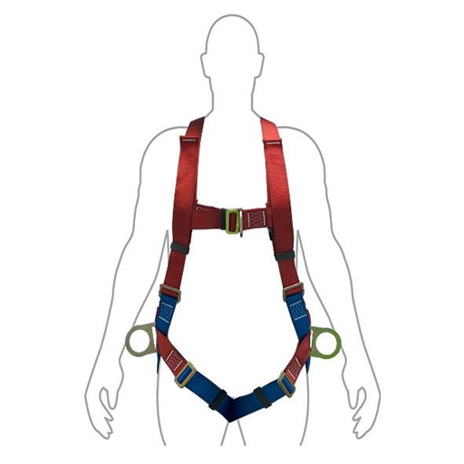 Arnés contra caídas 4 anillos H MR SP 1067