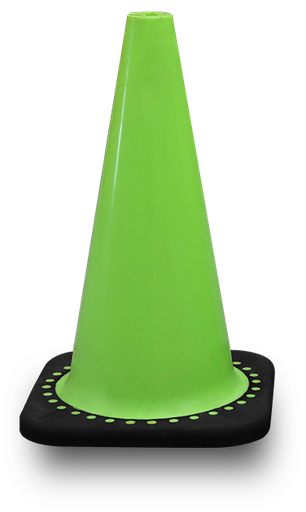 [SR1003-V45] Traficono MR 45 CM sin reflejante Verde SR 1003