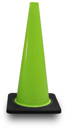 [SR1003-V70] Traficono MR  de 71 CM sin reflejante verde SR 1003