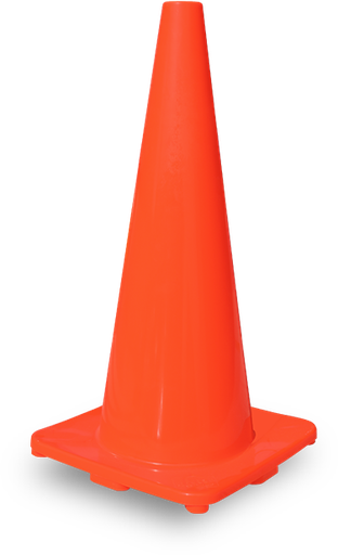 [SR1028-N70] Traficono MR 71 cm S/reflejante naranja SR 1028