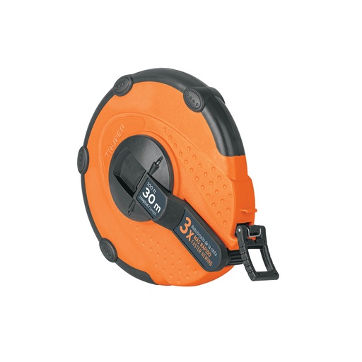 [12639] Cinta metrica larga 30mts fibra de vidrio carcasa plastica 