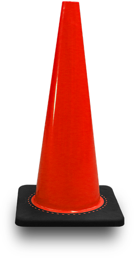 [SR1003-N70] Traficono MR  de 71 CM sin reflejante Naranja SR 1003